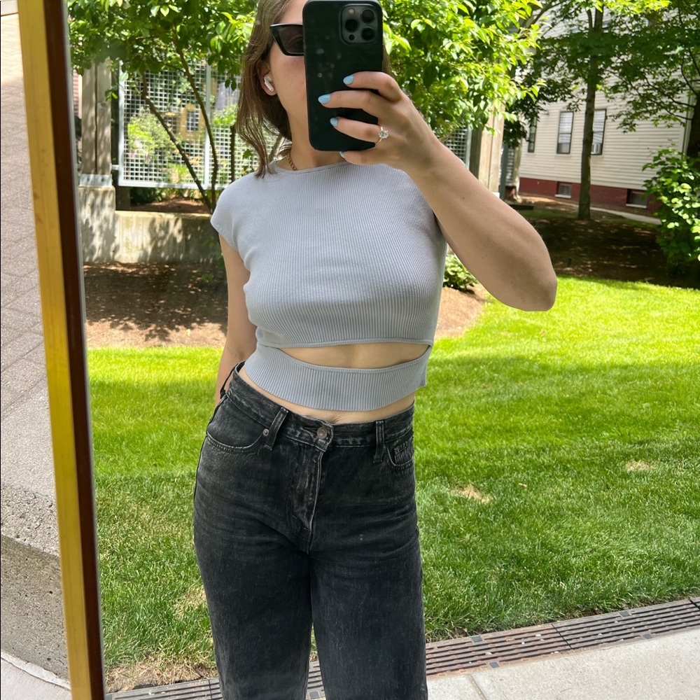 Aritzia cutout top